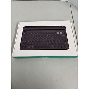Jelly Comb B046 Multi Device Wireless Keyboard Mint Green Round Keys Retro New
